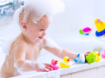 Divertimento nella vasca