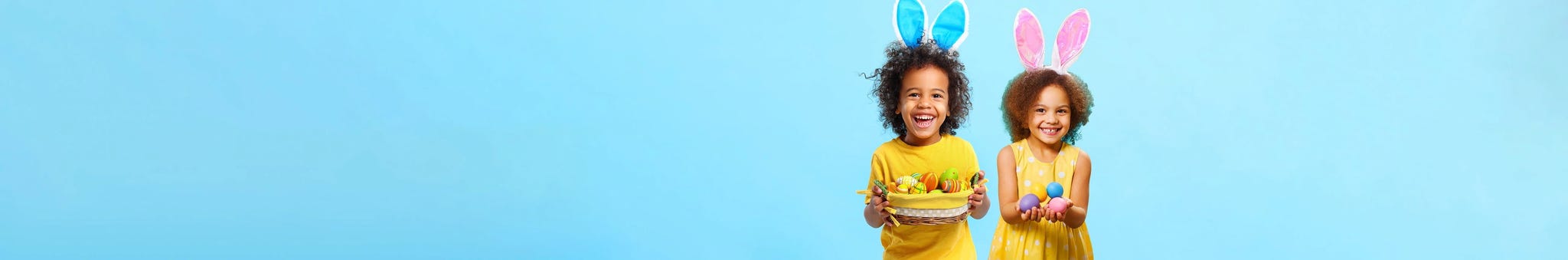 Hoppa in i påskkorgen