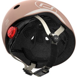 Scoot and Ride Helm Größe Mocha XXS