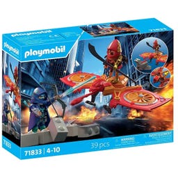 PLAYMOBIL 71833 Heroes - Helden-Drohne vs. Ninja - 1 Stk