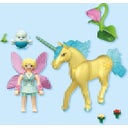 71842 Unicornio Mágico - Unicornio sol en flor con hada - 1 ud.