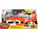 Reševalni helikopter Action Drivers, 40 cm visok helikopter z reševalnim vozilom iz litega železa v merilu 1:64