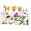 71838 Unicornio mágico - Casa de hadas con unicornio dorado - 1 ud.