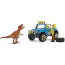 41464 - Dinosaurier - Geländewagen mit Dino-Außenposten - 1 Stk