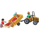 71442 - Country - Tractor with Trailer and Water Tank - 1 item