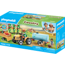 71442 - Country - Tractor with Trailer and Water Tank - 1 item
