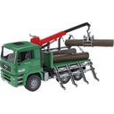 02769 MAN TGA timber transport lorry with loading crane - 1 item