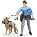 Bruder 62150 bworld policeman with dog - 1 item