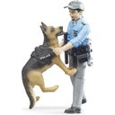 Bruder 62150 bworld policeman with dog - 1 item