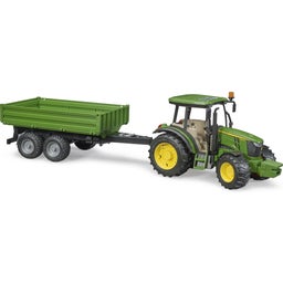 02108 John Deere 5115M + dropside trailer - 1 item
