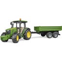 02108 John Deere 5115M + dropside trailer - 1 item