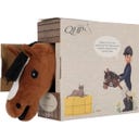 QHP Cavallino a Bastone per Hobby Horse - Marrone