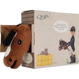 QHP Cavallino a Bastone per Hobby Horse - Marrone