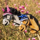 QHP Gebisslose Trense Hobby horse, schwarz - 1 Stk