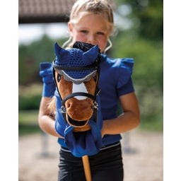 QHP Hobby Horse Oornetje - Kobaltblauw