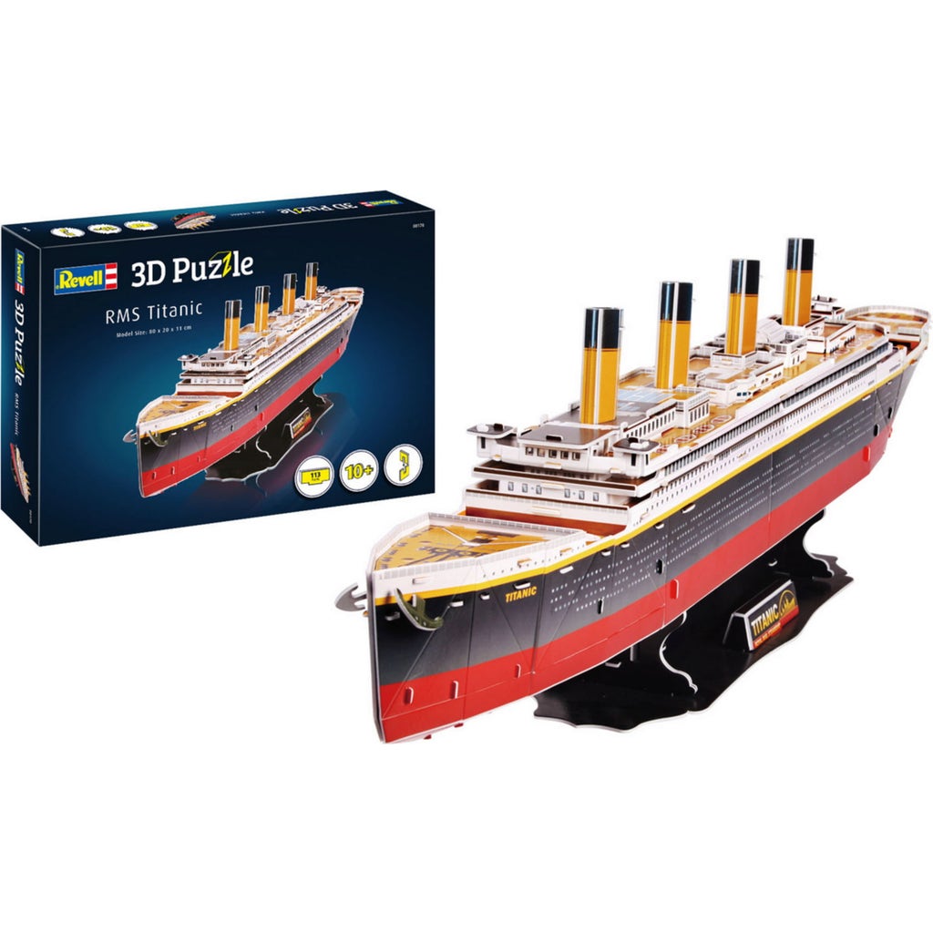 Revell 3D Puzzle - RMS Titanic, 113 pieces - Playpolis