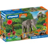 PLAYMOBIL 72068 - Elephant with Zookeeper