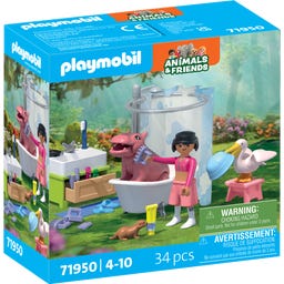 PLAYMOBIL 71950 - Animal Bathtime - 1 item