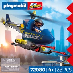 PLAYMOBIL 72080 - City Action - Polizeihelikopter - 1 Stk