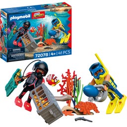 72078 - City Action - Polizeitaucher mit Schatz - 1 Stk