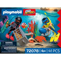 72078 - City Action - Polizeitaucher mit Schatz - 1 Stk