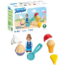 PLAYMOBIL 72006 - JUNIOR: Sand-Eisdiele - 1 Stk