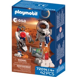 PLAYMOBIL 72014 - ESA: Astronaut mit Roboter - 1 Stk