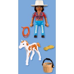 PLAYMOBIL 72026 - DuoPack Reiterin mit Fohlen - 1 Stk
