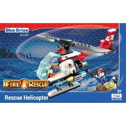Blue Brixx Play - Stadtfeuerwehr: Helicopter