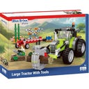 Blue Brixx Large tractor with tools