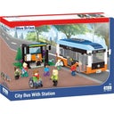 Blue Brixx Play - City Bus with Station
