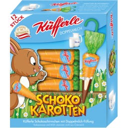 Küfferle Chocolate Carrots - Double Milk - Pack of 12