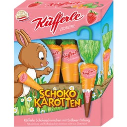 Küfferle Schokokarotten Erdbeere - 4er