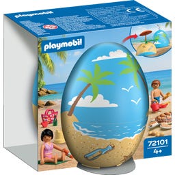 PLAYMOBIL 72101 - Spiel-Ei: Strandurlaub - 1 Stk