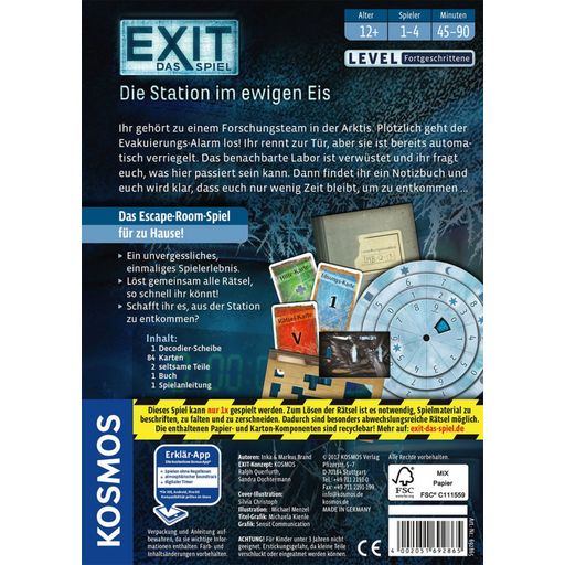 EXIT - Das Spiel - Die Station im ewigen Eis - 1 Stk