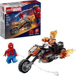 Marvel 76335 Spider-Man vs. Ghost Rider auf seinem Motorrad - 1 Stk
