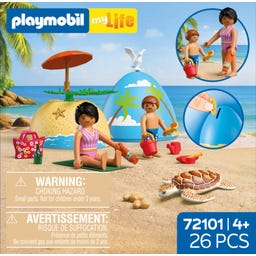 PLAYMOBIL 72101 - Spiel-Ei: Strandurlaub - 1 Stk