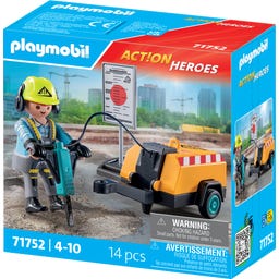 71752 - Action Heroes - Worker with Chisel - 1 item