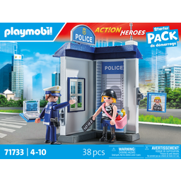 71733 - ACTION HEROES - Polizei Ermittlungszimmer - 1 Stk