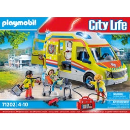 71202 - City Life - Rettungswagen mit Licht und Sound - 1 st.