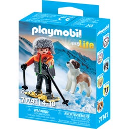 71741 - my Life - Wanderer mit Bernhardiner - 1 Stk