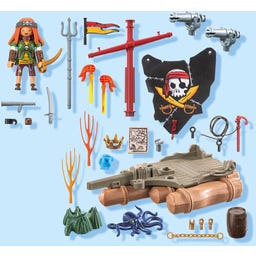 71794 - Pirates - Reševanje zaklada na piratskem splavu - 1 k.