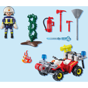 71825 - ACTION HEROES Feuerwehr Quad löscht Heckenbrand - 1 Stk