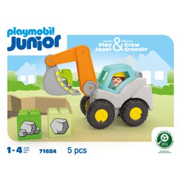 PLAYMOBIL 71684 - JUNIOR Bager z lopato - 1 k.