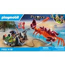 PLAYMOBIL 71532 - Battle against the Giant Crab - 1 item