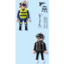 PLAYMOBIL 71804 - DUOPACK Policist in vlomilec - 1 k.