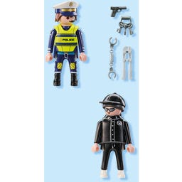 PLAYMOBIL 71804 - DUOPACK Policist in vlomilec - 1 k.