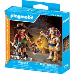 PLAYMOBIL 71796 - DUOPACK Lov na zaklad in mumija - 1 k.