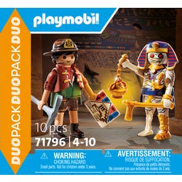 PLAYMOBIL 71796 - DUOPACK Lov na zaklad in mumija - 1 k.