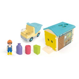 PLAYMOBIL 71686 - JUNIOR LKW mit Sortiergarage - 1 st.